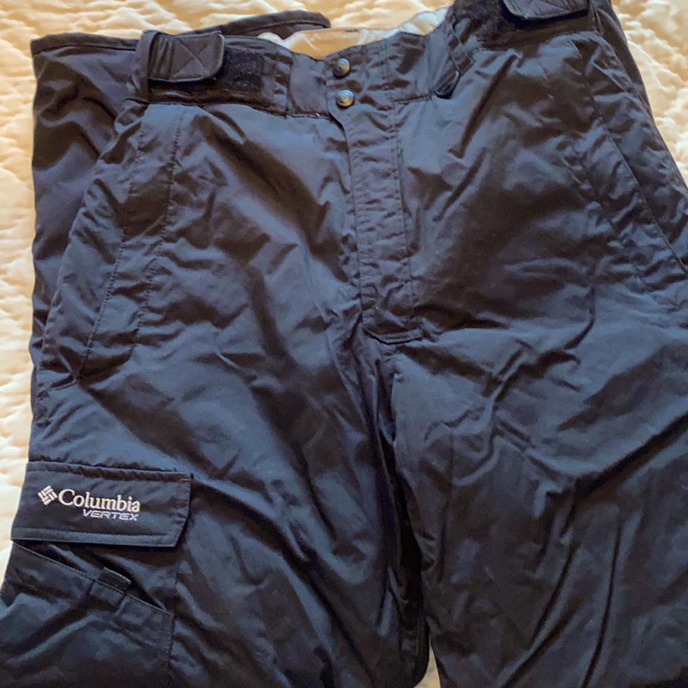 Black Vertex Columbia Insulated Ski Pants Small